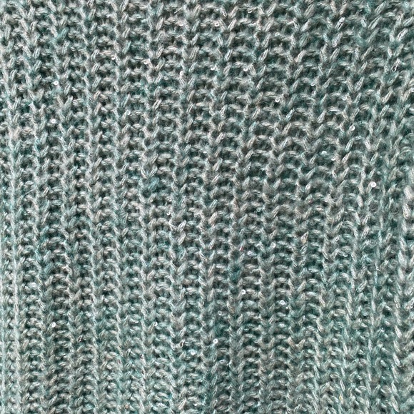 Anthropologie Seafoam Knit Sparkle Sweater - Picture 10 of 16
